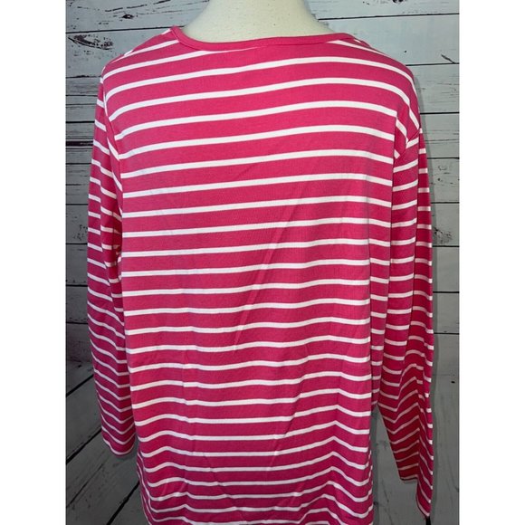 NWOT Quacker Factory Long sleeve Shirt Plus‎ Size 1X Pawprint Sequins Cats Dogs - Picture 8 of 14